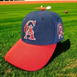 California Angels Hat Baseball Cap Anaheim 50th Anniversary 2011 Promo Stitched